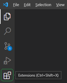 Extensions Button